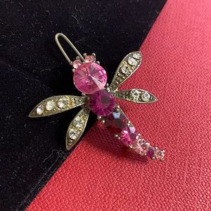 🖤EVE REID 💕crystal dragonfly hair clip